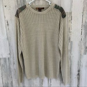 RETROFIT NWT Vintage Wash Camo Sweater M